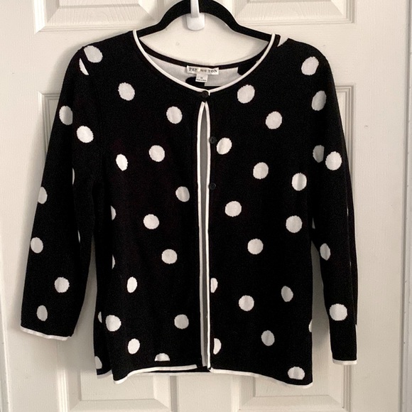 PENDELTON Polk a dot cardigan - Picture 1 of 3
